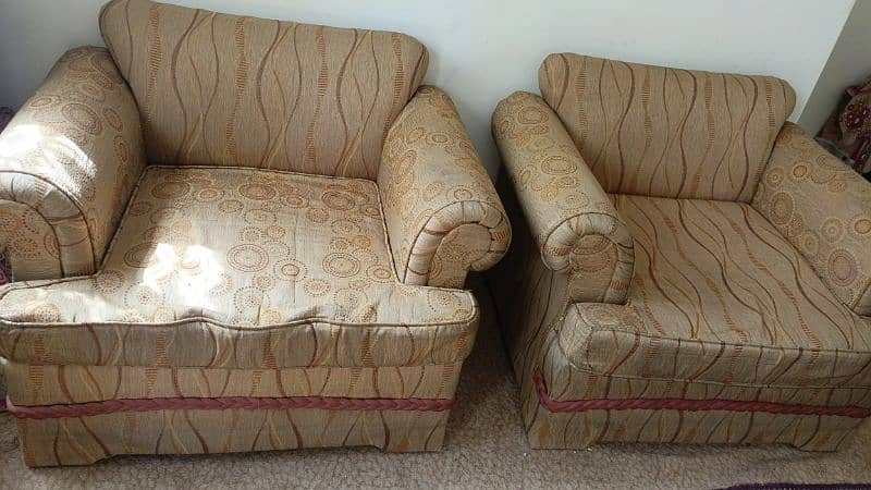 5 setaer sofa set with cushions  & Covers 1