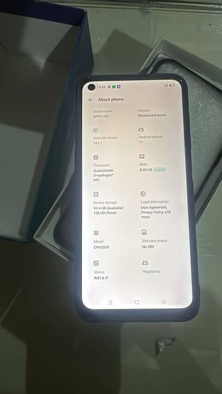 Oppo A92 Non PTA full box 4