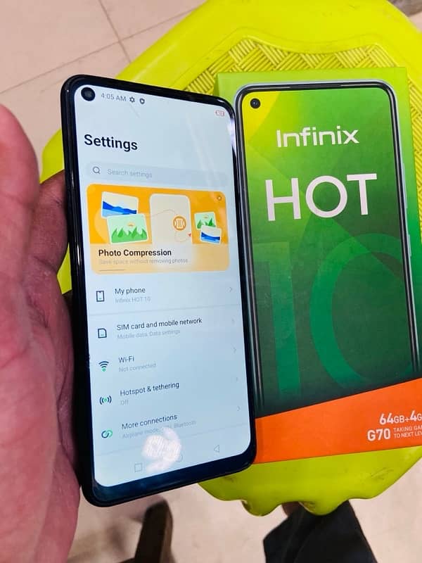 Infinix hot 10 4/64 Dual Pta Aproved 1