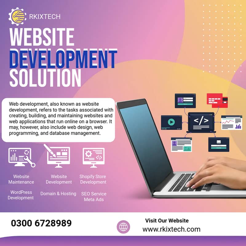 Website Development | Shopify | Wordpress Web Design l SEO | Graphic 0