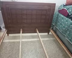 King size bed with Mattress in new condition