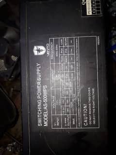 500 watts pwer supply