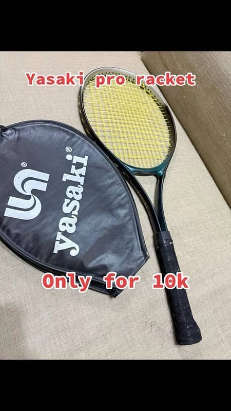 ORIGINAL wilson and yasaki head and other few rackets 9