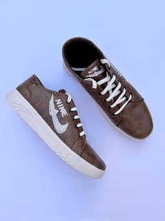 Men's synthetic Leather Sneakers