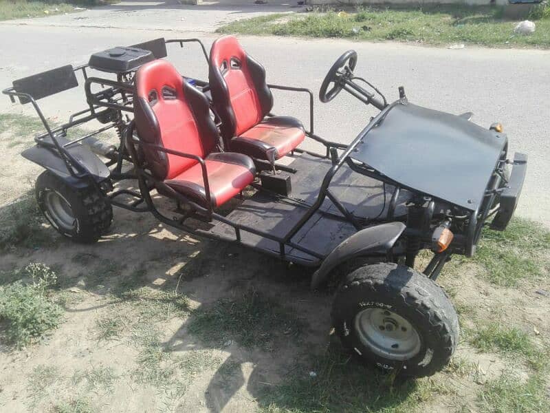 8 feet big size buggy 4 seater 8 Number manual 3F 1R All ok 7