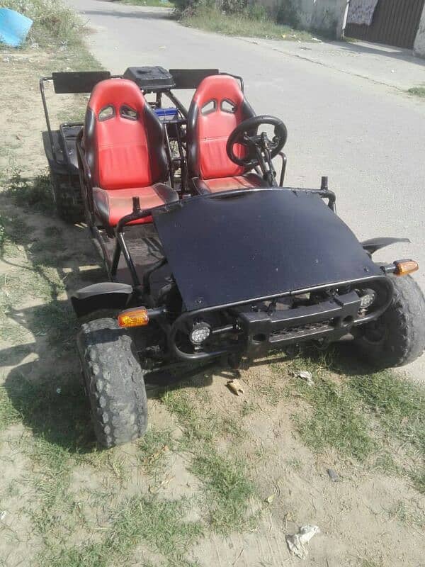 8 feet big size buggy 4 seater 8 Number manual 3F 1R All ok 8