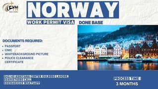 100% done base  Norway job Visa –Secure Your Future with a World.