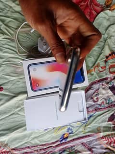 Apple iPhone X 64 GB full box PTA approved 03407747893