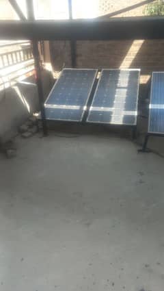 2 addad Solar Panel 150 watt 12 volt Perfact Working No Repair