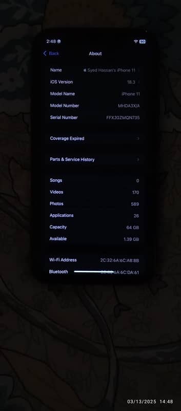 iPhone 11 64gb. Panel changed. exchange possible iphone xs pta approve 12