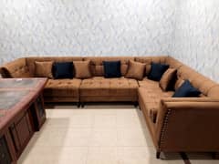 9 Seater Sofa With Corner For Sale Urgent