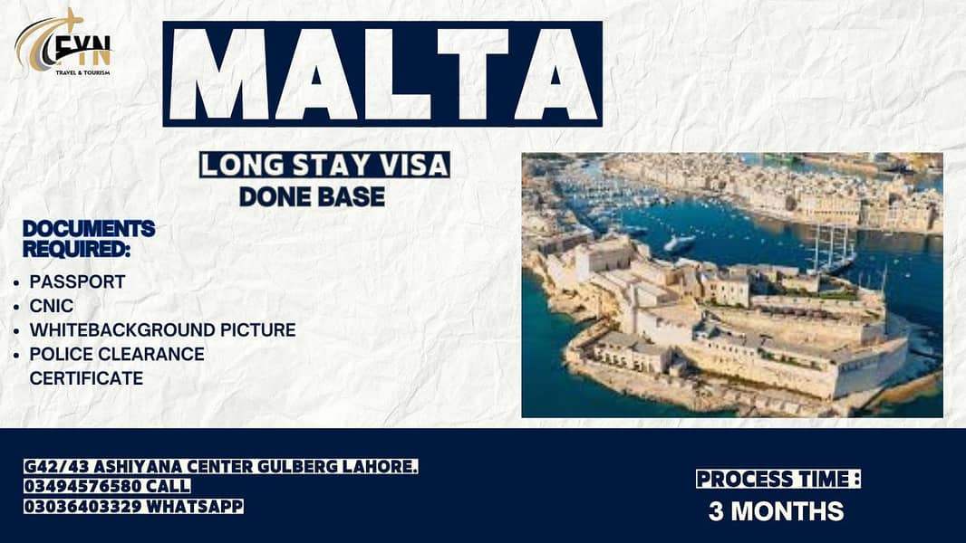 100% done base Malta Long-Term Visa – Your Pathway to Living in Europe 0