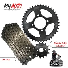 MH Signature Motorcycle Chain Sprocket Kit With 2 year warrenty