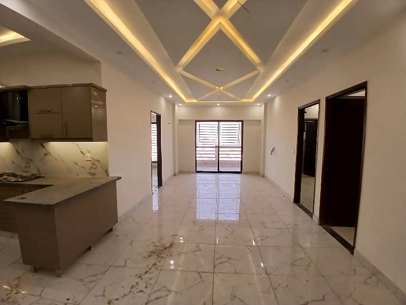 4 BED DRAWING DINNING WEST OPEN BRAND NEW FLAT FOR RENT IN JAUHAR 0