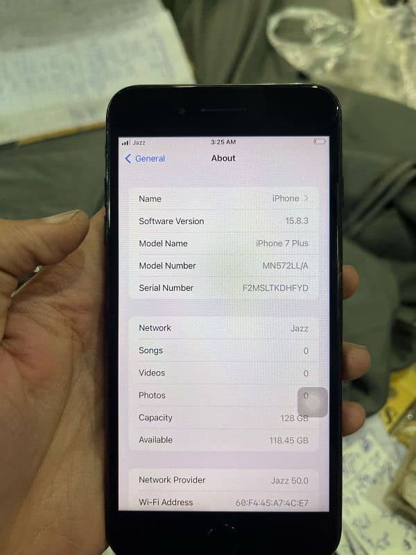 iphone 7 plus 128gb PTA approved 3