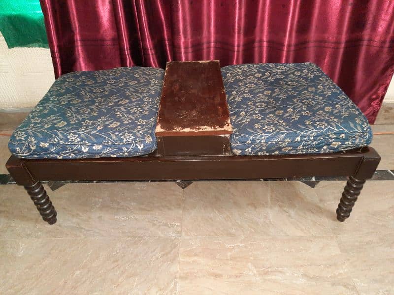 pure wood 2 seater heavy chairs 5