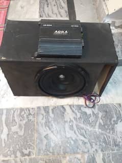 Sound System Kenwood Woofer Aqua Amplifier