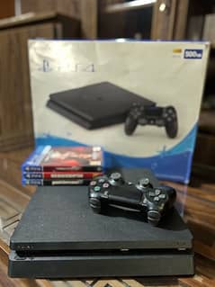 playstation 4 slim 500GB Jet black