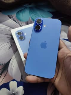 Apple iPhone 16 JV 100% battery health ultramarine