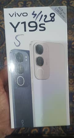 vivo y19s 4/128,sealed pack