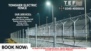 Electric fence /home security fence / wire fence / fence