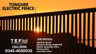 Electric fence /home security fence / wire fence / fence