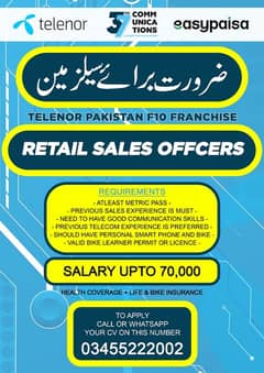 Retail Sales Officer