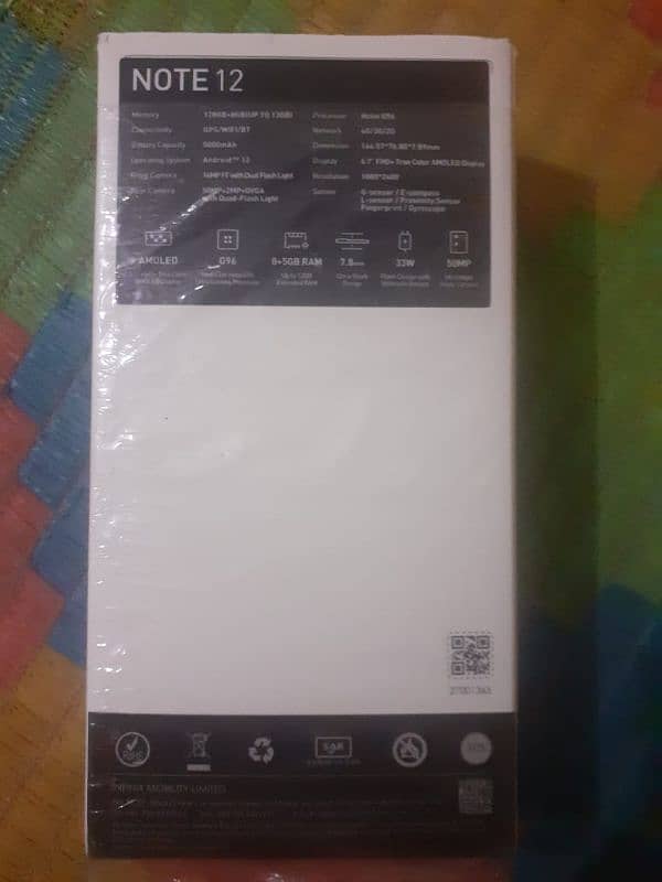 infinix note 12G96 8/128 0