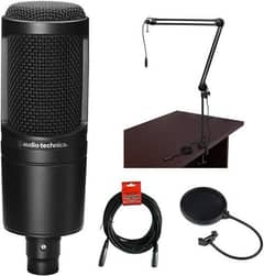 Audio technica at 2020 condenser microphone for sale