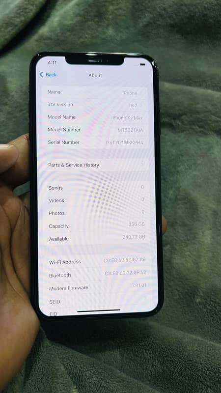 iPhone XS Max 256gb pta approved 6