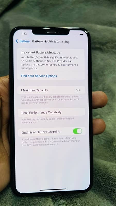 iPhone XS Max 256gb pta approved 7