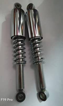 125 bike shocks in premium quality,silver colour