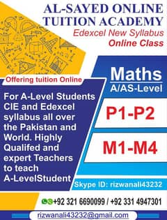 Online academy for IGCSE & Edexcel Math preparation