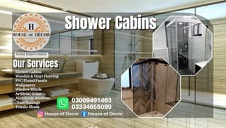 Shower Cabins l Partitions l Glass Window/shower door/shower enclosur