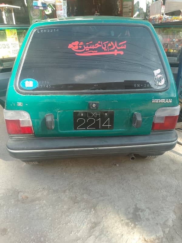 suzuki mehran for sale home use car 8