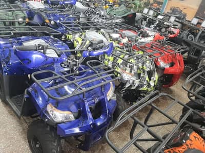 50cc to 250cc atv quad 4 wheels delivery all Pakistan