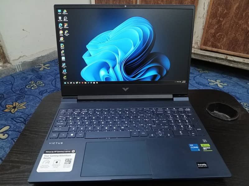 HP Victus 15 (RTX 3050, i5 12th Gen, 16GB RAM) – Like New with Warran 0