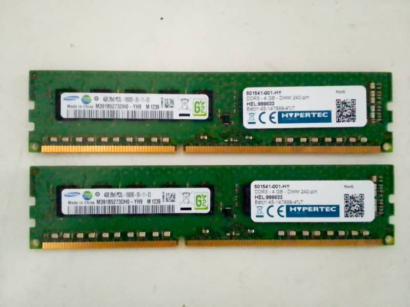 8GB (4GB x 2) DDR3 1600MHz Desktop RAM – Brand New, Only 2000 PKR 0