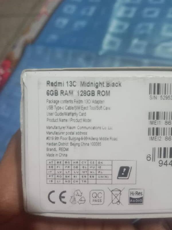 Redmi 13c 6/128 10