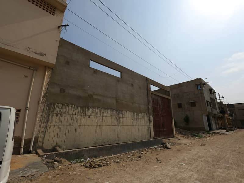 400 Sq Yards 22 Feet High RCC Structure Concrete Flooring The Address Is B-331, Sector 31-A, Mehran Town Extension 7