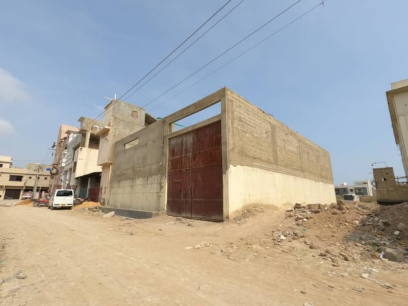 400 Sq Yards 22 Feet High RCC Structure Concrete Flooring The Address Is B-331, Sector 31-A, Mehran Town Extension 12