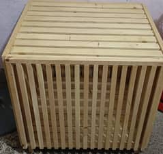 wooden cage