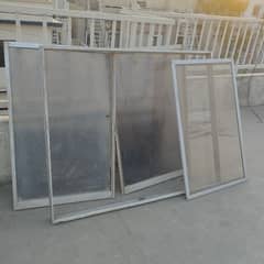 ALUMINUM WINDOWS used in ready made condition