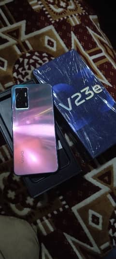 vivo v23e 8+256 with box+charge