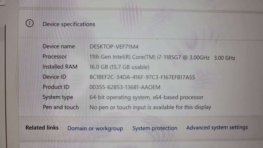 HP ELITE BOOK 840 G8 Ci7 11TH GEN 6