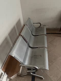 steel benches in good condition