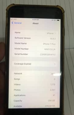 iphone 7 plus 256 gb official pta approved