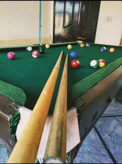 6ft x 3ft Billiards/Pool Table – Pure Wood, Heavy Marble, Complete Set