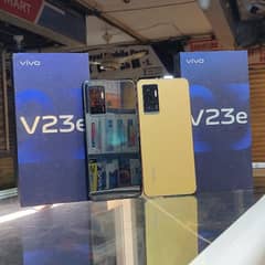 VIVO V23E 8,128/256GB BOTH AVAILABLE G96 WITH BOX CHARGER ALL OKAY