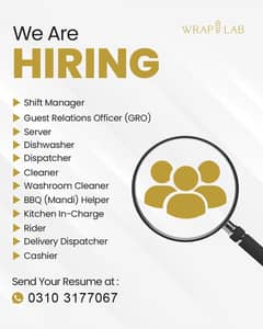 Staff Requirement | Job